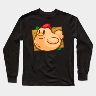 Tan Valley Chicken Long Sleeve T-Shirt